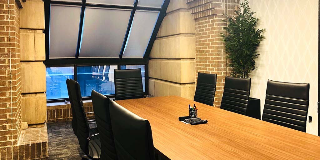 Our hybrid board room style - modern meets history