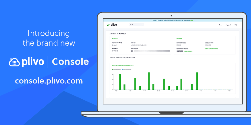 Introducing the New Plivo Console