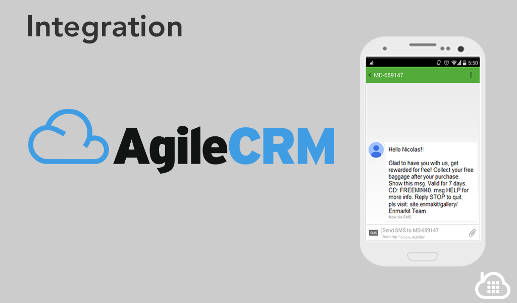 AgileCRM SMS Integration for Mobile Marketing