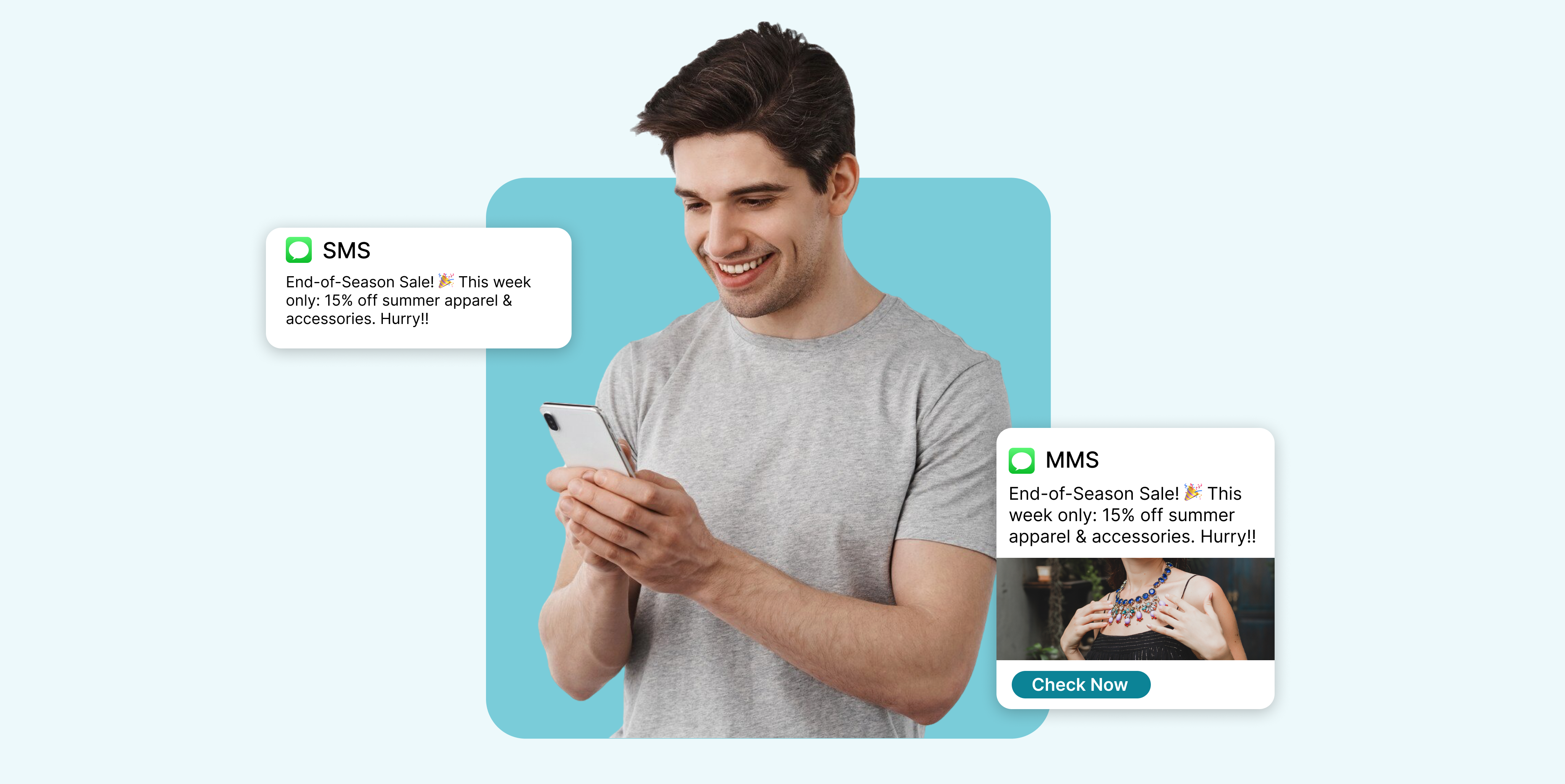 The difference between SMS and MMS text messages
