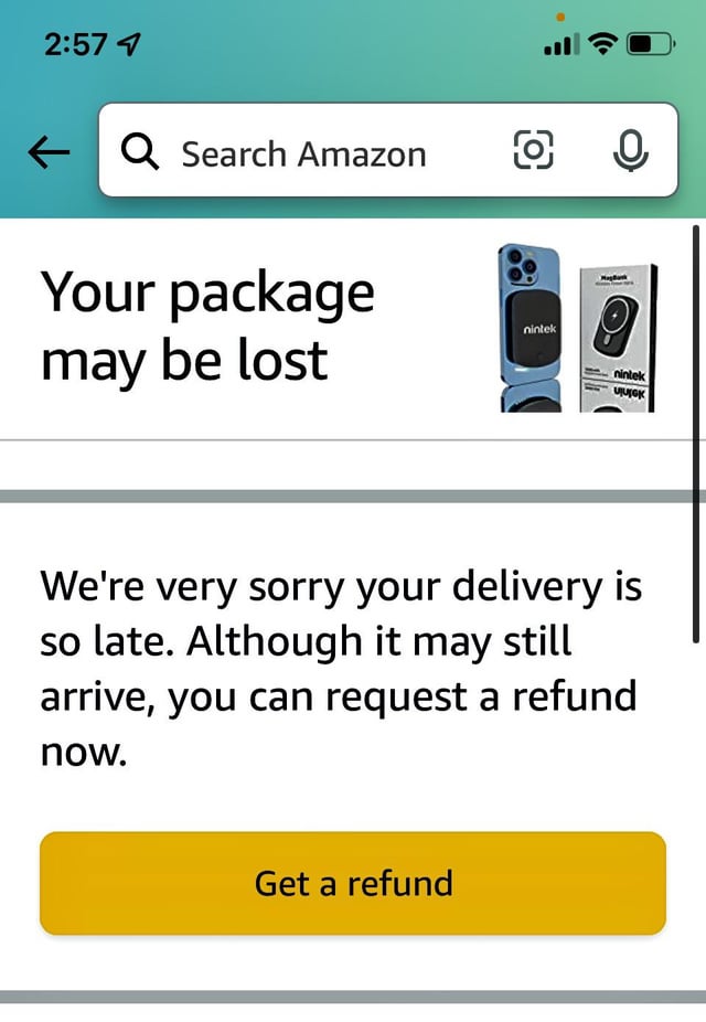 Amazon app screenshot