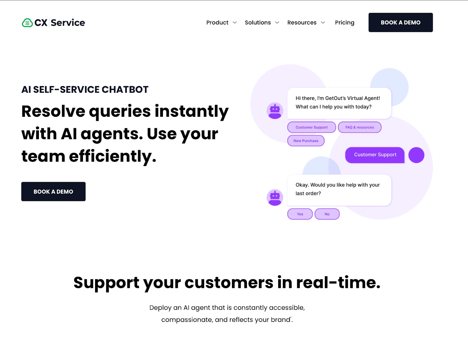 Plivo CX’s AI self-service chatbot