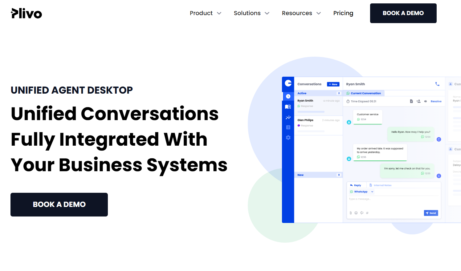 Image showing Plivo CX's UAD in action