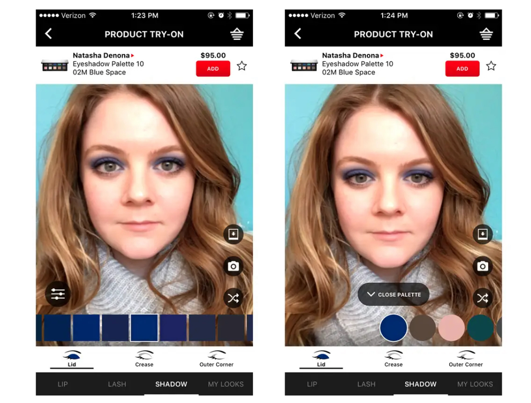 Sephora virtual try-on