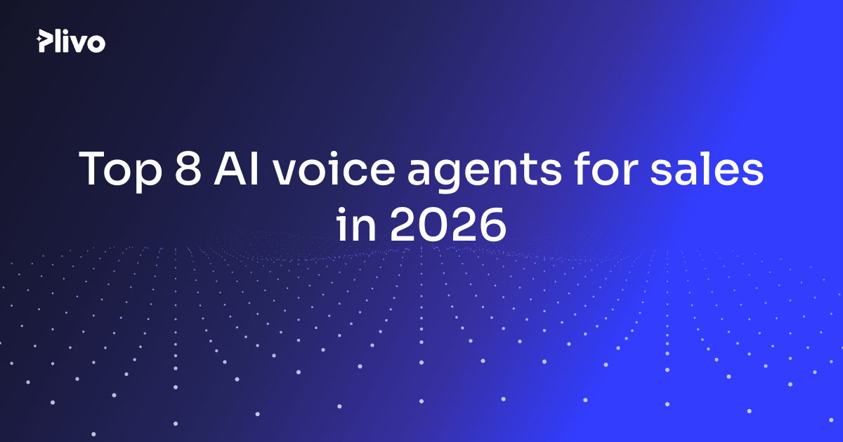 Top 8 AI voice agents for sales in 2026