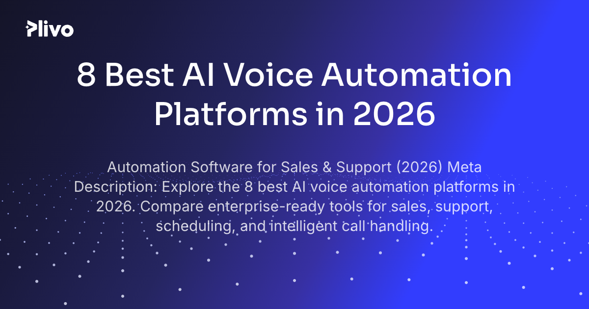 8 Best AI Voice Automation Platforms in 2026