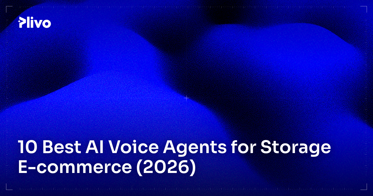 10 Best AI Voice Agents for Storage E-commerce (2026)
