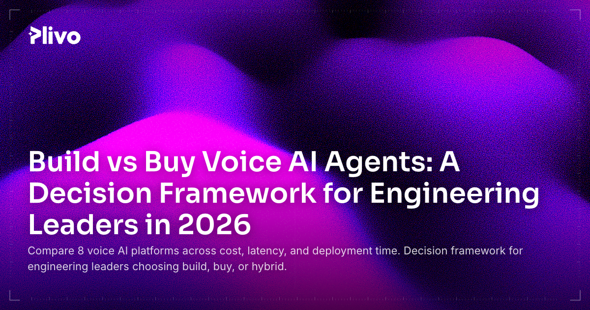 Build vs Buy Voice AI Agents: A Decision Framework for Engineering Leaders in 2026