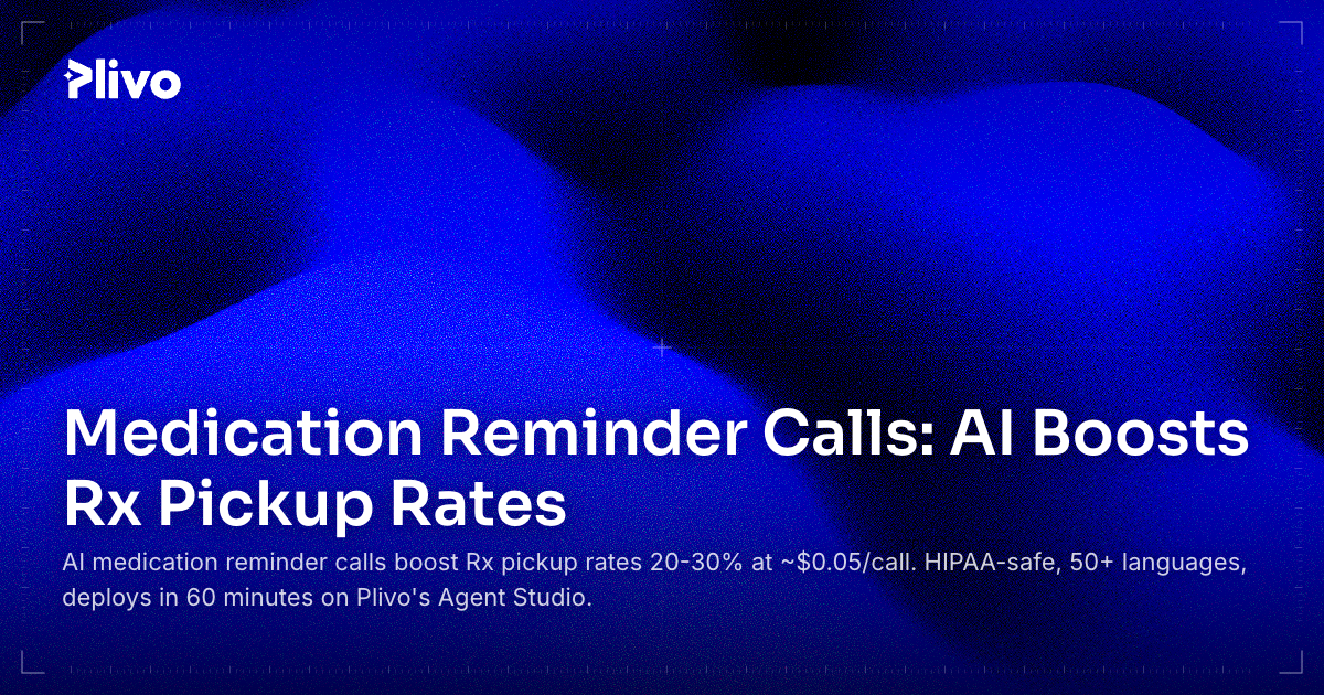 Medication Reminder Calls: AI Voice Adherence Programs in 2026