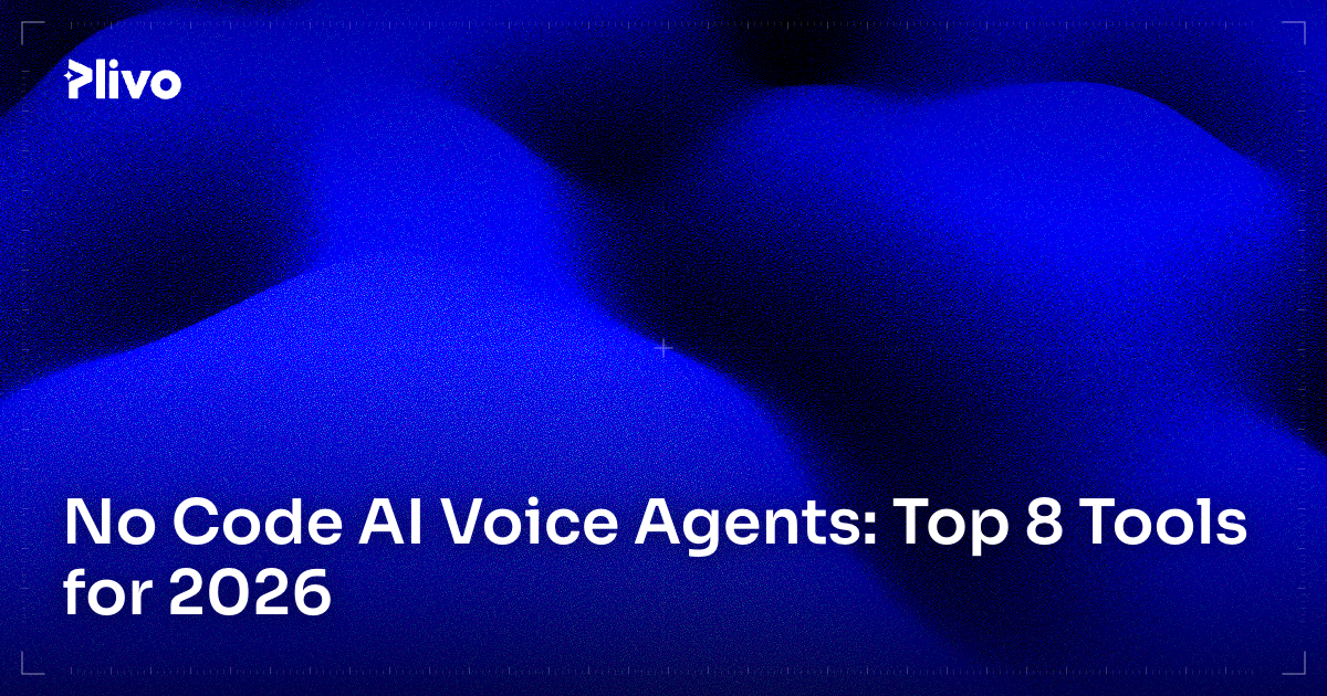 No Code AI Voice Agents: Top 8 Tools for 2026