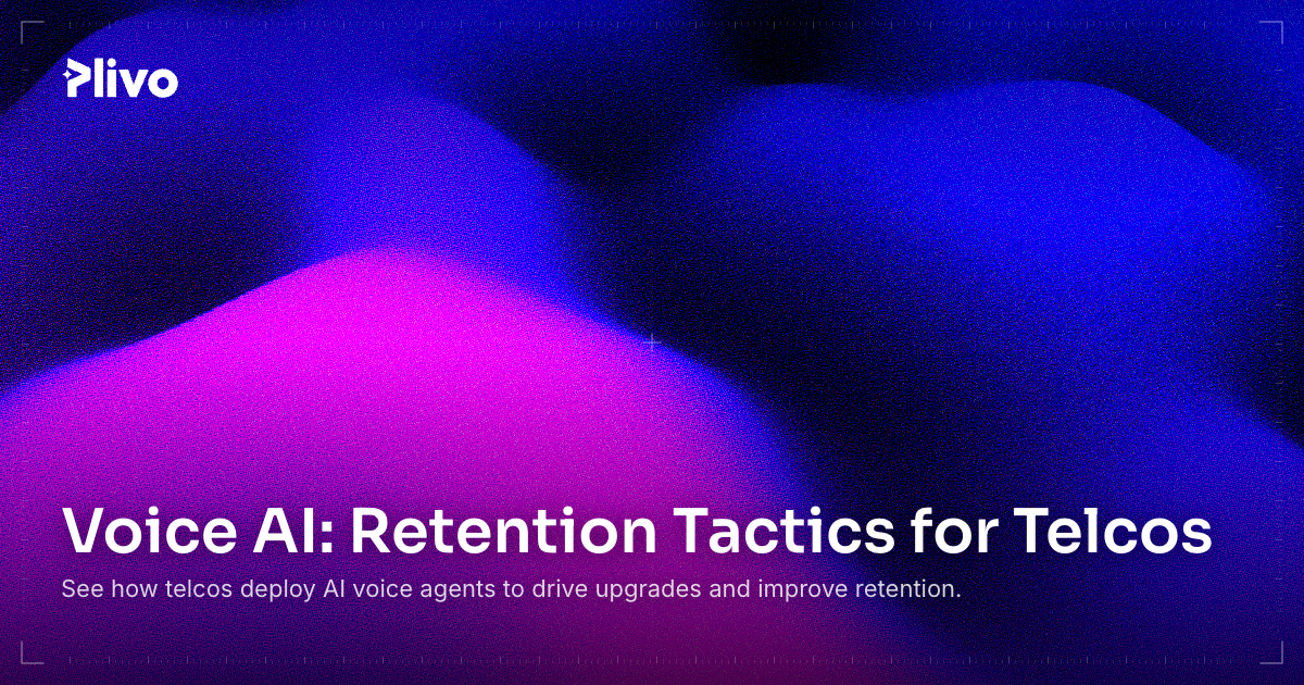 Retention Tactics using Voice AI Agents for Telecom Operators