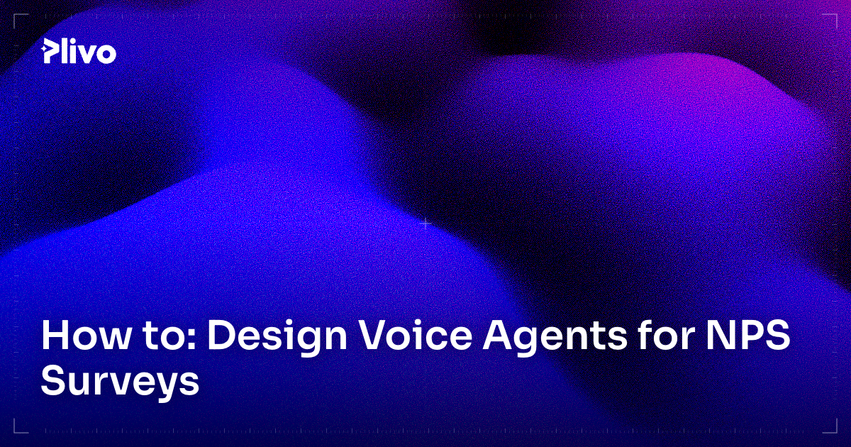 Designing AI Voice Agents for High-Quality NPS Surveys
