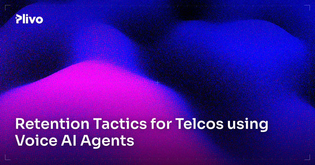 Retention Tactics using Voice AI Agents for Telecom Operators