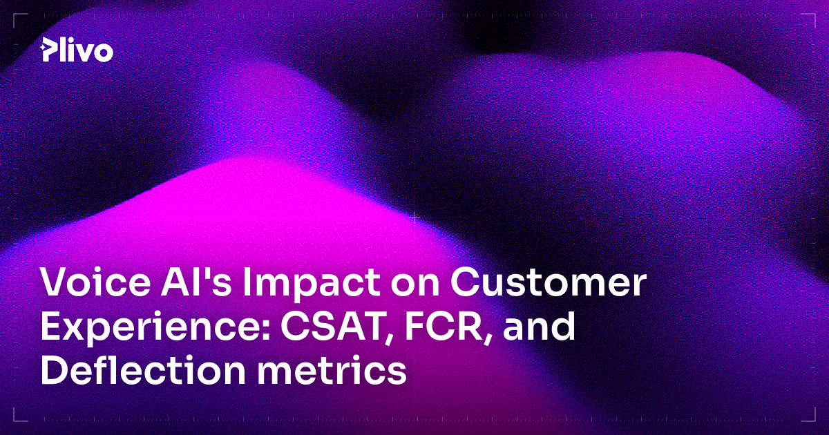 AI Customer Experience: Voice AI's Impact on CSAT, FCR, and Deflection in 2026